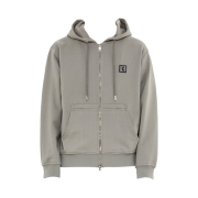 Wooyoungmi Back Logo Zip Hoodie Grey - 23SS
