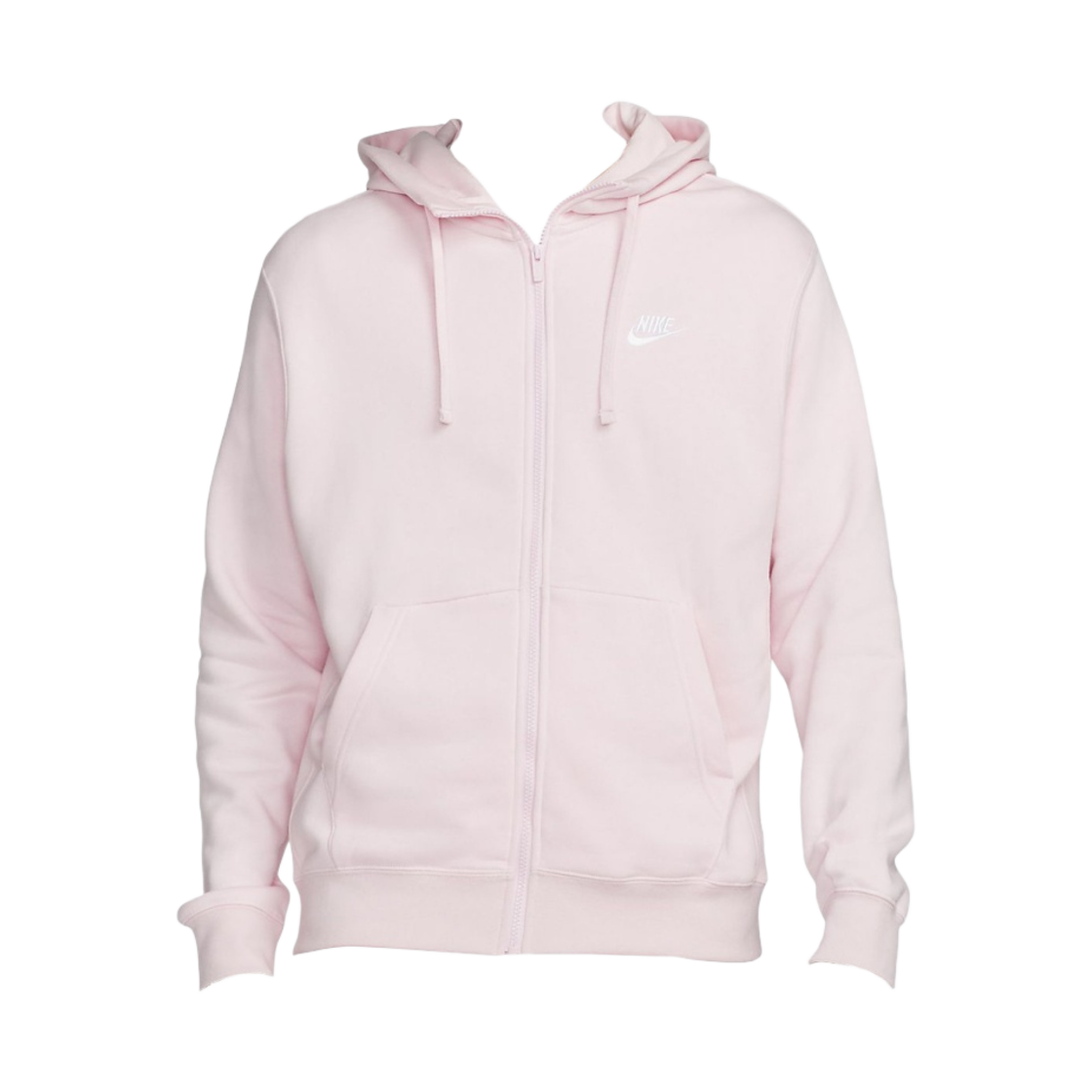 나이키 NSW 클럽 플리스 풀 집 후드 핑크 - US/EU(Nike NSW Club Fleece Full Zip Hoodie Pink - US/EU) - 1