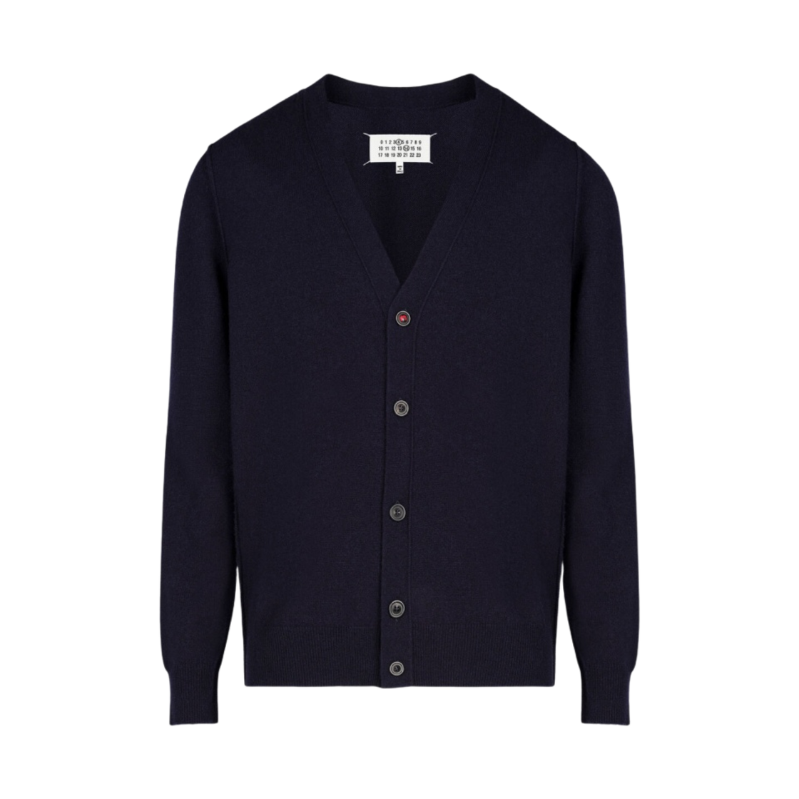SI1HA0011S17783511 Maison Margiela Cashmere Cardigan Navy