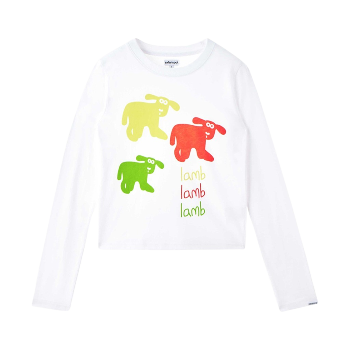 사파리스팟 우먼 1/2 램 라이브리후드 롱슬리브 화이트