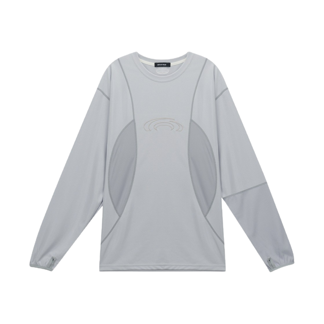 아트오브필드 플랫락 스티치 티셔츠 아이스 그레이