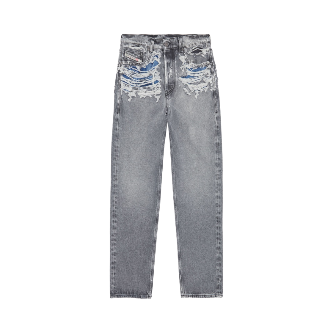 디젤 2010 D-맥스 007J4 스트레이트 진 블랙 다크 그레이(Diesel 2010 D-Macs 007J4 Straight Jeans Black Dark Grey) - 1