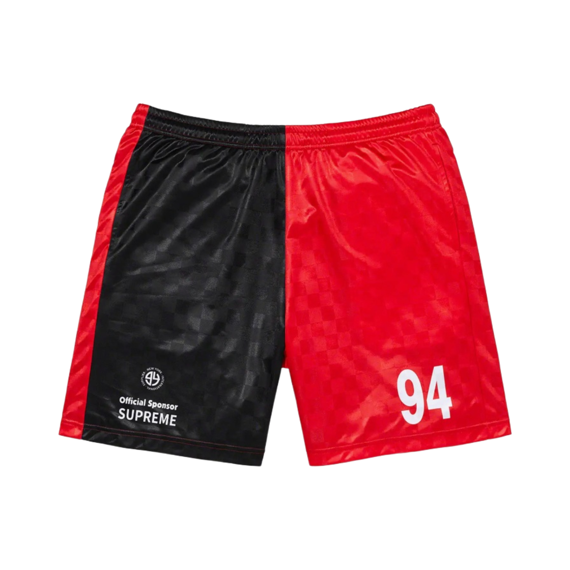 슈프림 스플릿 사커 쇼츠 블랙 - 22FW(Supreme Split Soccer Shorts Black - 22FW) - 1
