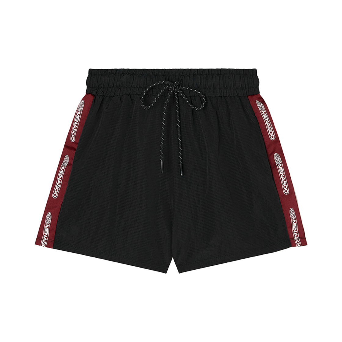 SPT-NY-TAPE-BK Menasoo Taping Line Shorts Black