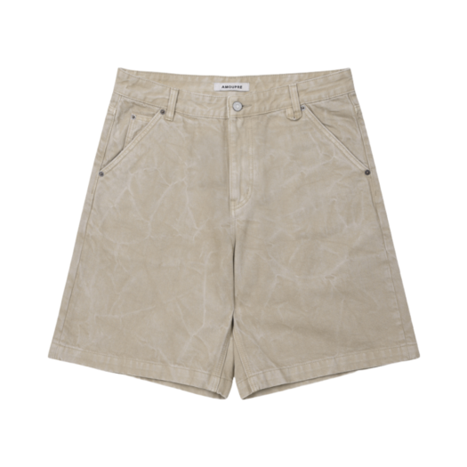 J3POM25311BEX AMOUPRE Dyed Short Denim Beige
