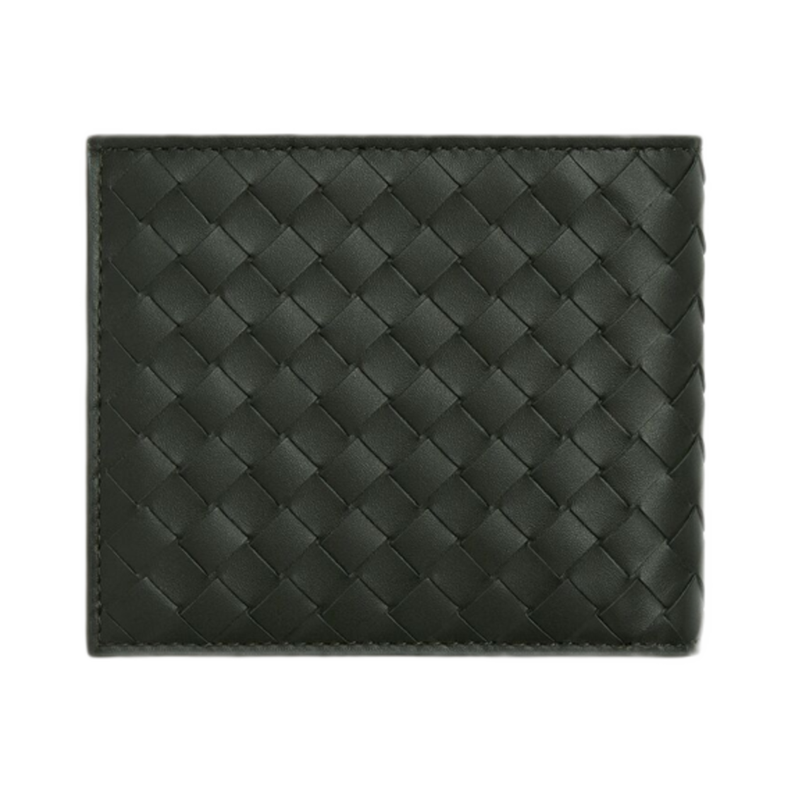 보테가 베네타 인트레치아토 피콜로 바이폴드 월렛 코인 퍼스 다크 그린(Bottega Veneta Intrecciato Piccolo Bi Fold Wallet with Coin Purse Dark Green) - 2