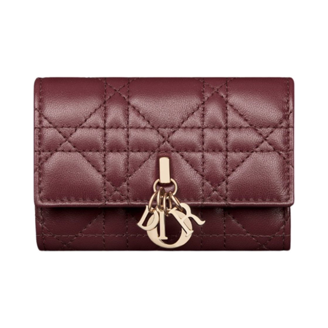S0966ONMJ-M00R Dior Miss Dior Glycine Wallet Burgundy