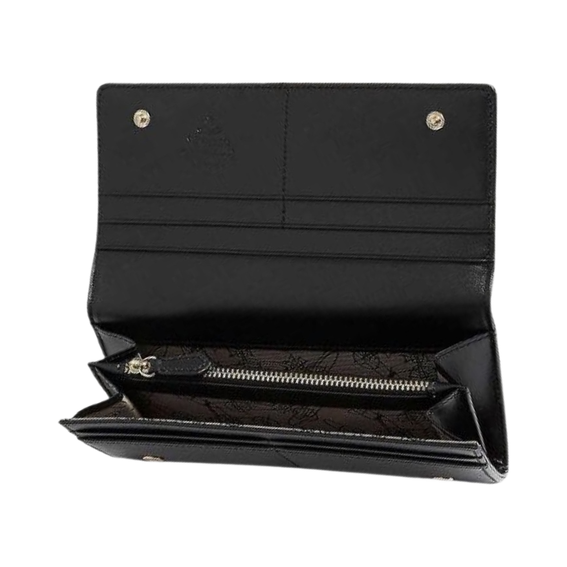 비비안 웨스트우드 사피아노 빅토리아 클래식 장지갑 블랙(Vivienne Westwood Saffiano Victoria Classic Long Wallet Black) - 2