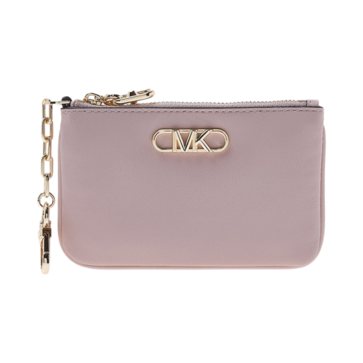 Michael Kors Parker Small Leather Zip Card Case Nude Pink