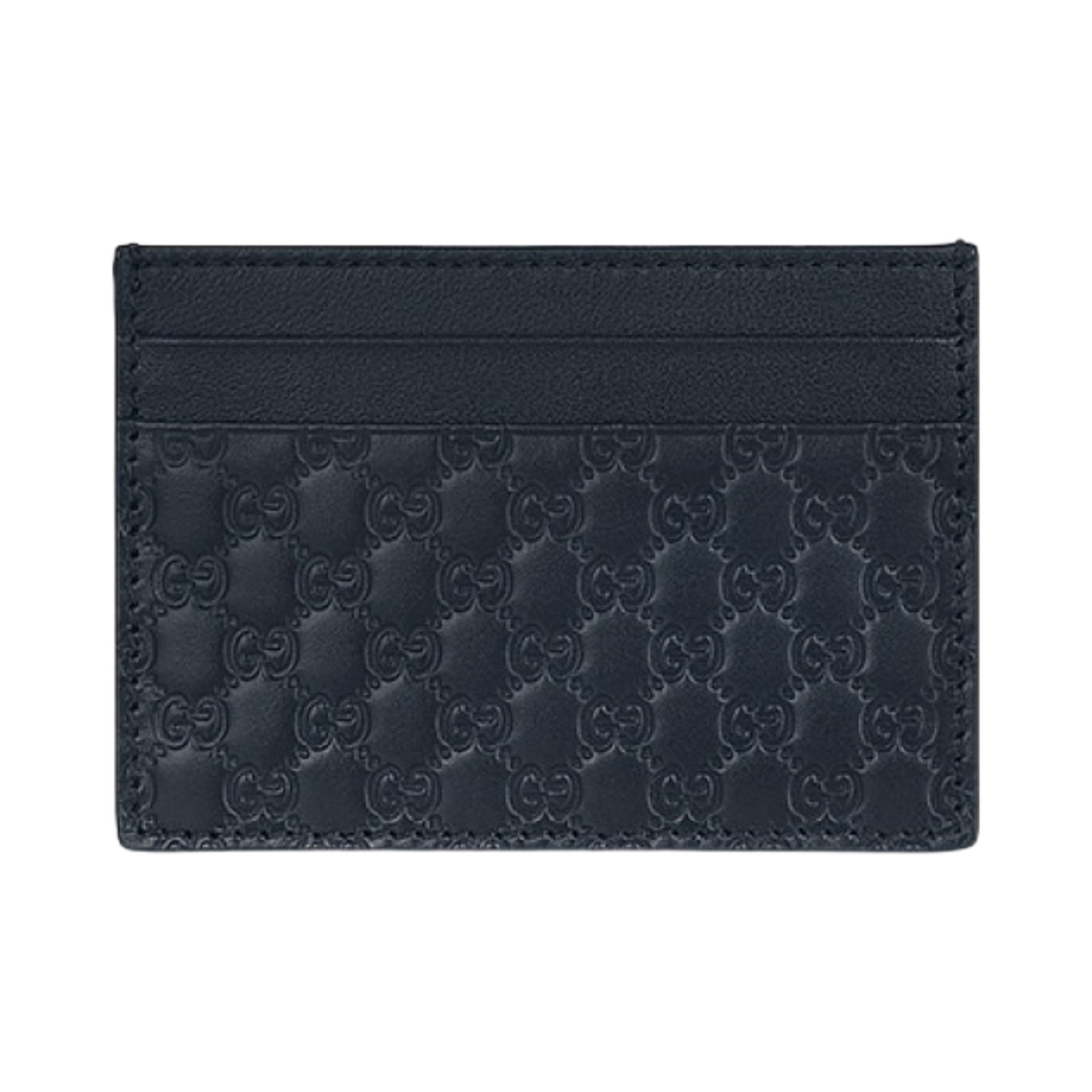 구찌 마이크로 GG 시마 카드 케이스 네이비(Gucci Micro GG Ssima Card Case Navy)