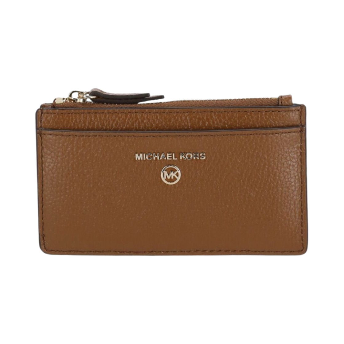 마이클 코어스 스몰 페블 레더 카드 케이스 브라운(Michael Kors Small Pebbled Leather Card Case Brown) - 1