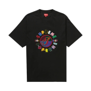 Supreme Chenille Crest S/S Top Black - 23SS