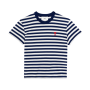 AMI de Coeur Striped T-Shirt Nautic Blue Natural White