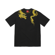 Supreme Dragon Wrap S/S Top Black - 23SS