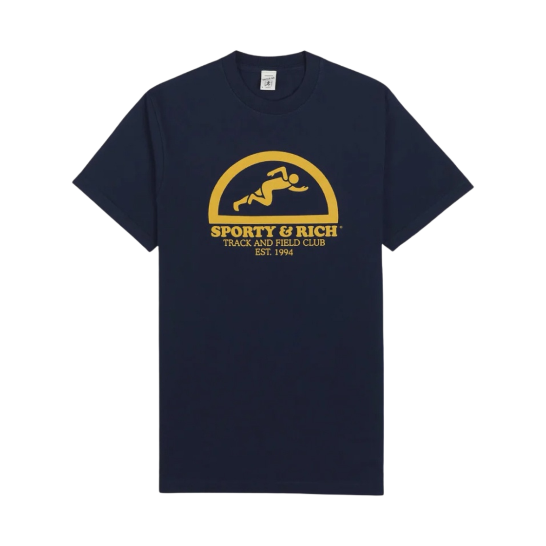 스포티 앤 리치 펀 트랙 티셔츠 네이비(Sporty & Rich Fun Track T-Shirt Navy) - 1