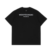 Wooyoungmi Cotton Back Logo T-Shirt Black - 23FW