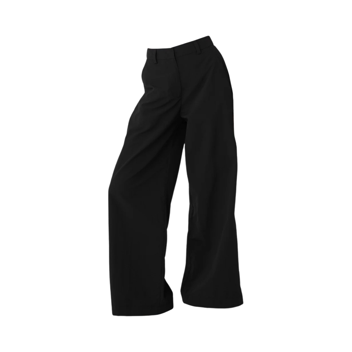 (W) 알로 요가 하이 웨이스트 스트리트 스마트 트라우저 블랙((W) Alo Yoga High Waist Street Smart Trouser Black)