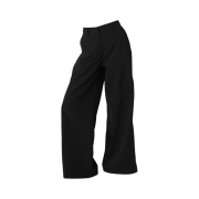 (W) Alo Yoga High Waist Street Smart Trouser Black