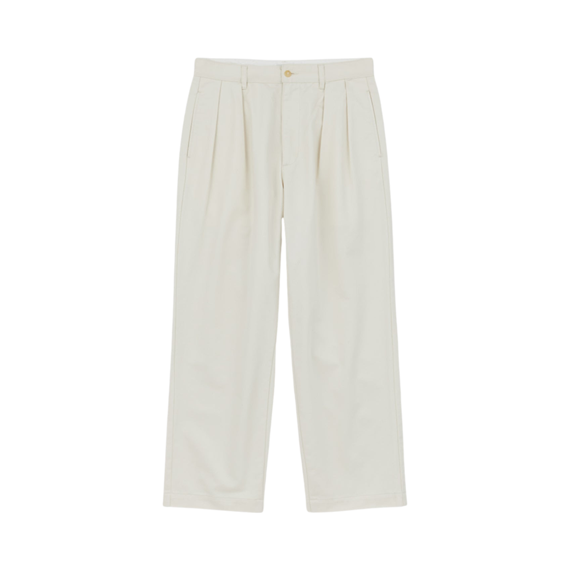 PTLM-124 Ciota 2 Tuck Chino Cloth Pants Off White
