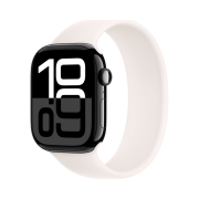 Apple Watch Series 10 46mm GPS Jet Black Aluminium Case with Solo Loop Light Blush (Korean Ver.)