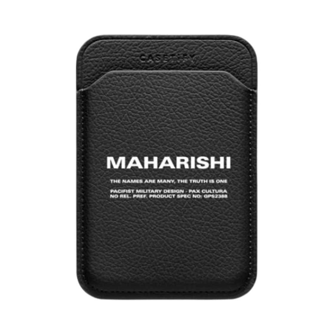 케이스티파이 x 마하리시 밀타입 맥세이프 월렛 블랙(Casetify x Maharishi Miltype Magsafe Wallet Black)