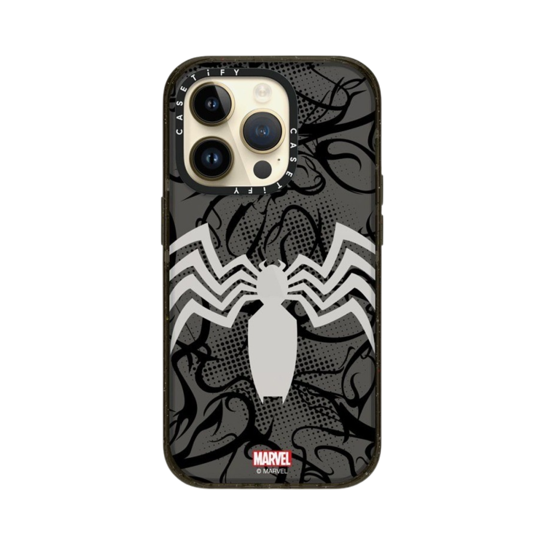 케이스티파이 x 마블 아이폰 베놈 수트 임팩트 케이스 클리어 블랙(Casetify x Marvel iPhone Venom Suit Impact Case Clear Black) - 4