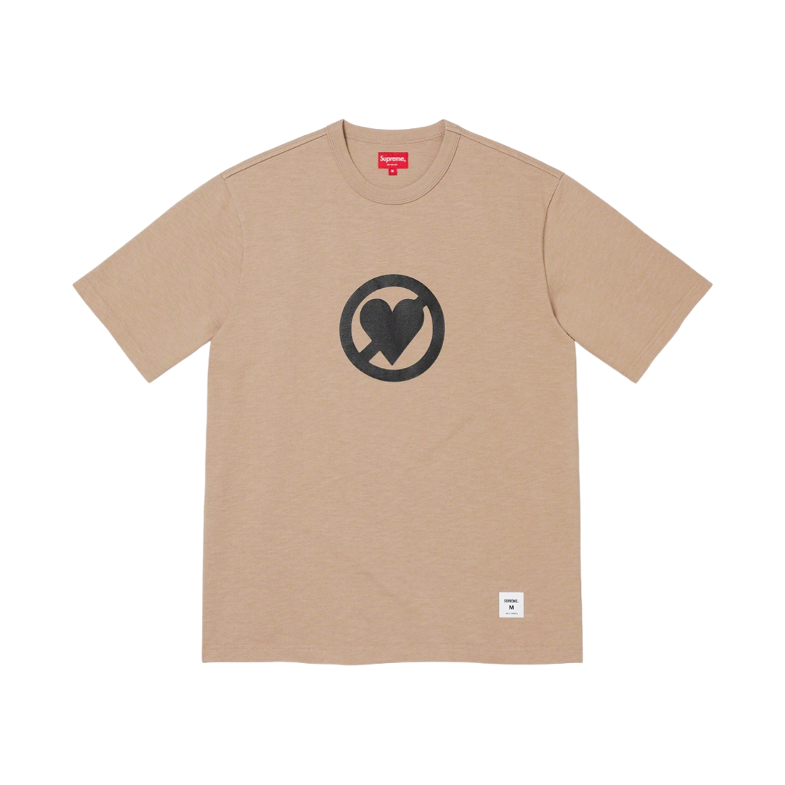 슈프림 노 러브 숏슬리브 탑 다크 탄 - 22FW(Supreme No Love S/S Top Dark Tan - 22FW) - 1