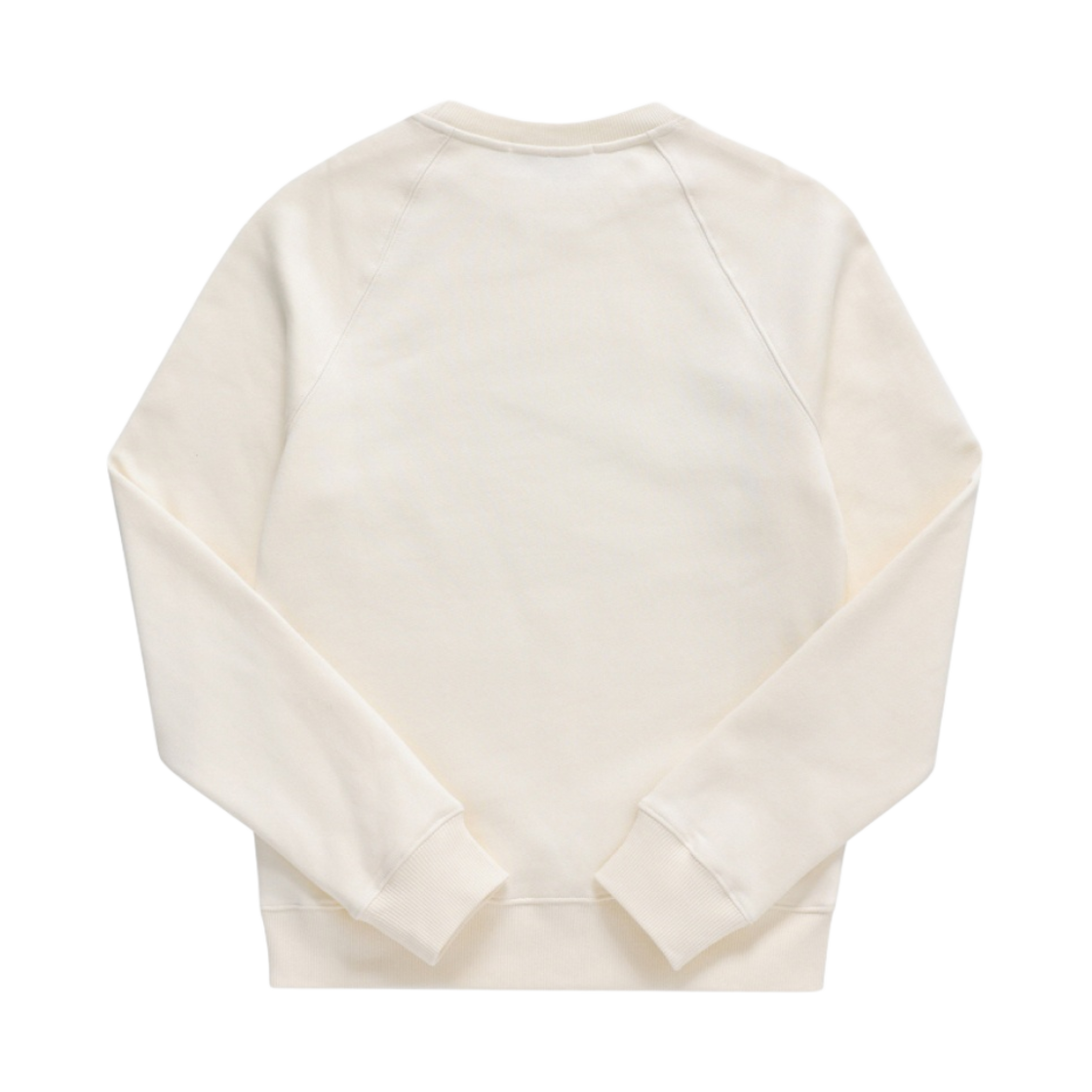 (W) 엠에스지엠 브러쉬드 로고 코튼 크루넥 스웨트셔츠 아이보리((W) MSGM Cotton Crewneck Sweatshirt with Brushed Logo Ivory) - 2