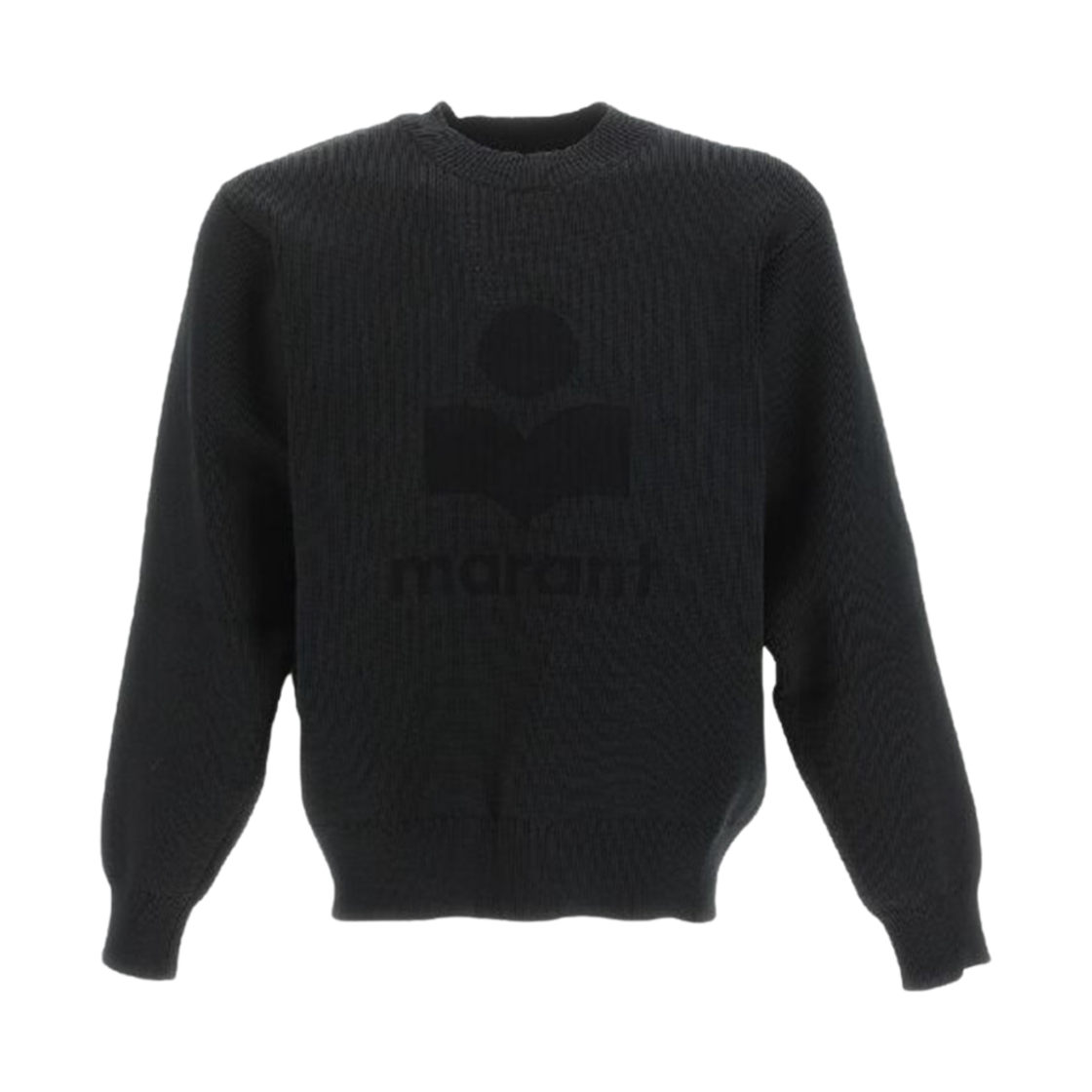 PU0182HA-A3L83H-01BK Isabel Marant Ayler Logo Sweater Black - 23FW