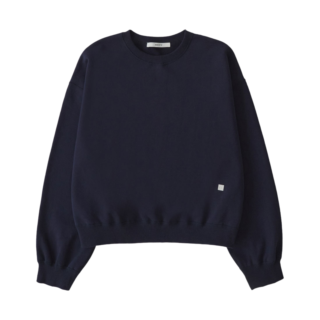 MT 2DS CS NV F SS Mott Stitch Sweatshirt Plain Navy