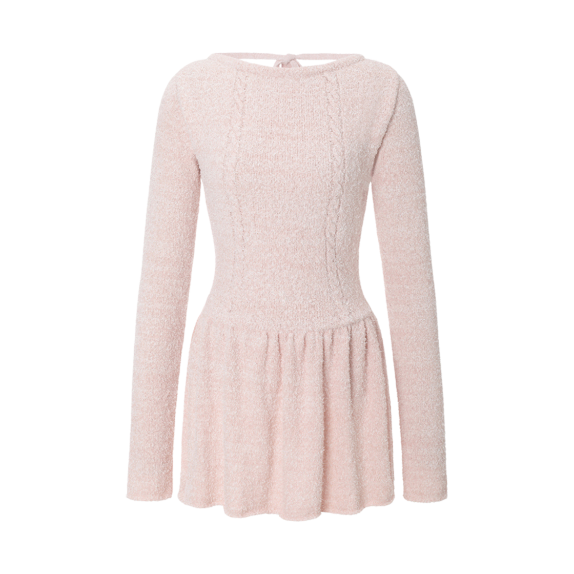 ☆韓国の人気☆【THREETIMES】☆Sandy boucle dres.s☆ W) 쓰리타임즈 샌디 부클 드레스 그레이 | Threetimes | KREAM