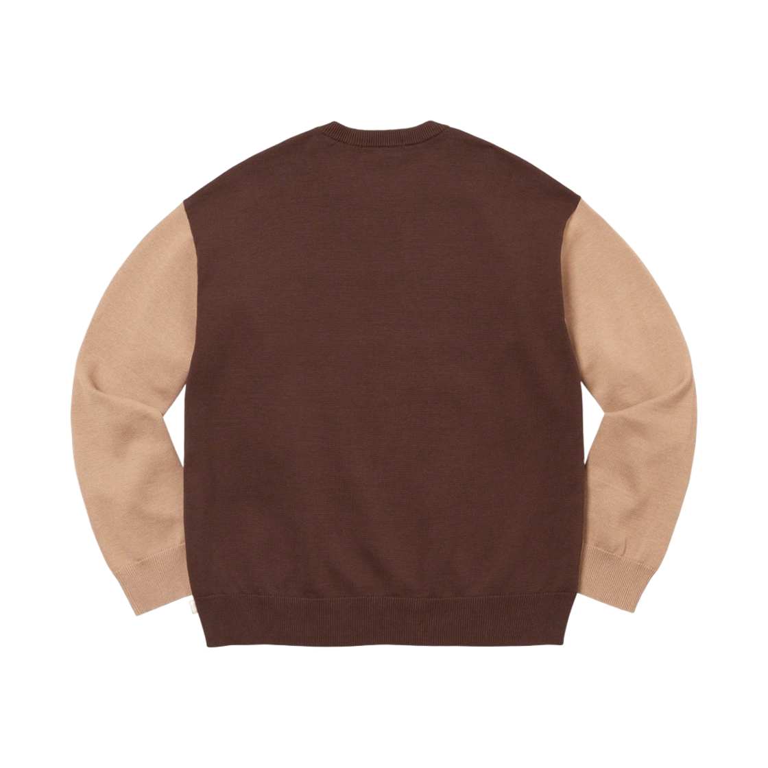 슈프림 투톤 스웨터 라이트 브라운 - 22SS(Supreme 2-Tone Sweater Light Brown - 22SS) - 2