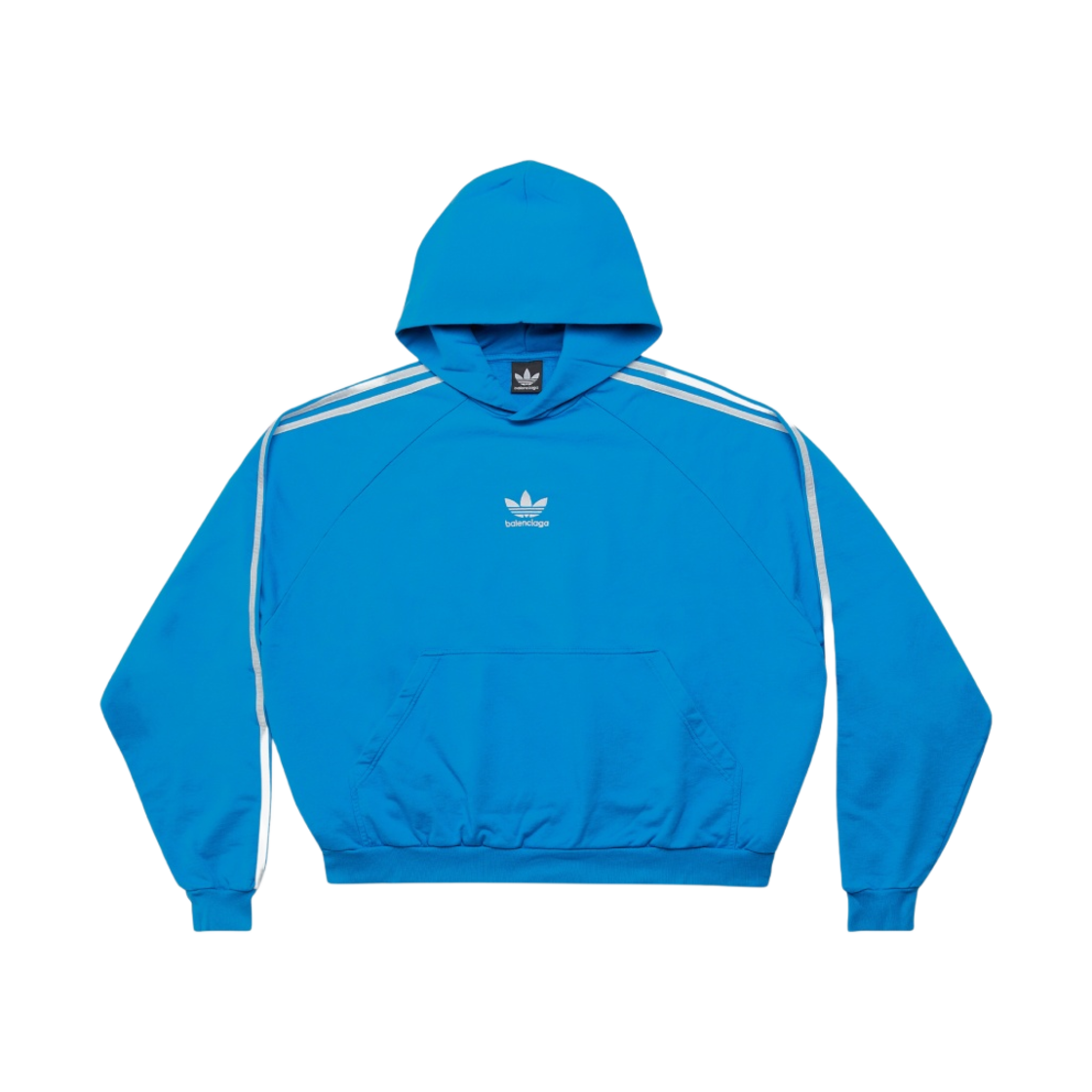 발렌시아가 x 아디다스 후드 라지 핏 블루(Balenciaga x Adidas Hoodie Large Fit Blue) - 1