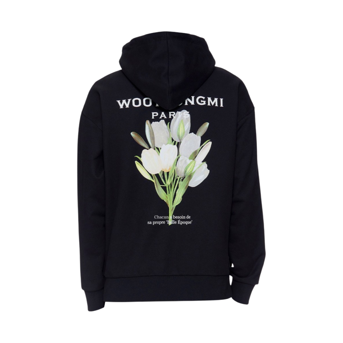【Wooyoungmi】Swaying Flower Hoodie/2色 Wooyoungmi wooyami flower - Gem