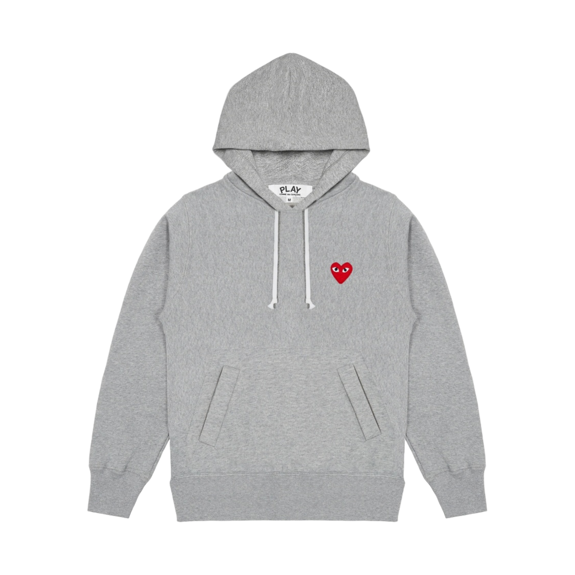 AZ-T169-051-1 (W) Play Comme des Garcons Hooded Sweatshirt Grey