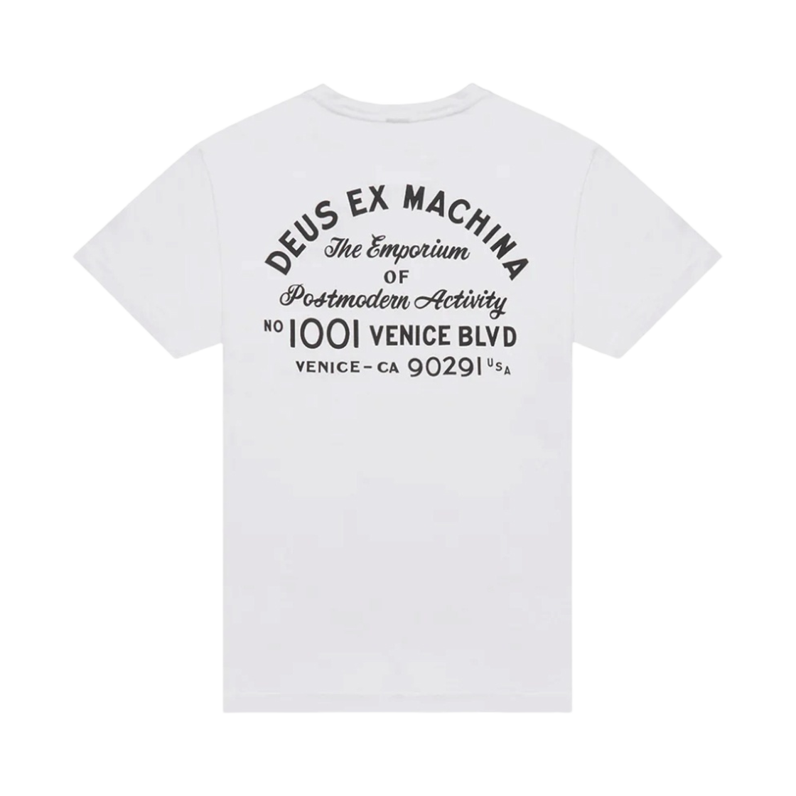 DMS41065A Deus Ex Machina Venice Address T-Shirt White