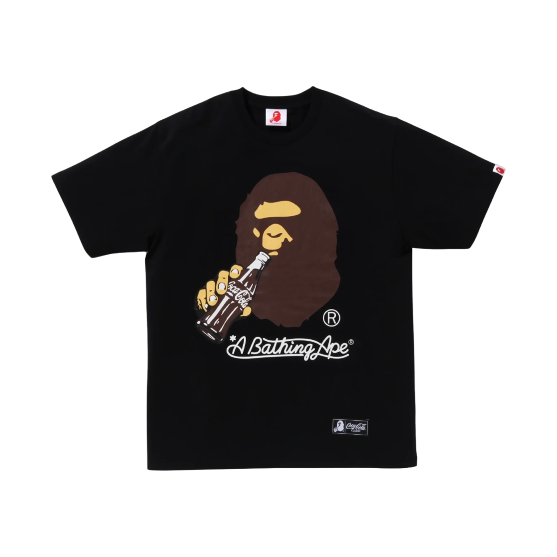베이프 x 코카콜라 에이프 헤드 티셔츠 블랙(BAPE x Coca Cola Ape Head T-Shirt Black) - 2