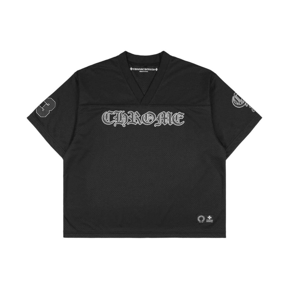크롬하츠 메쉬 스타디움 저지 블랙(Chrome Hearts Mesh Stadium Jersey Black)