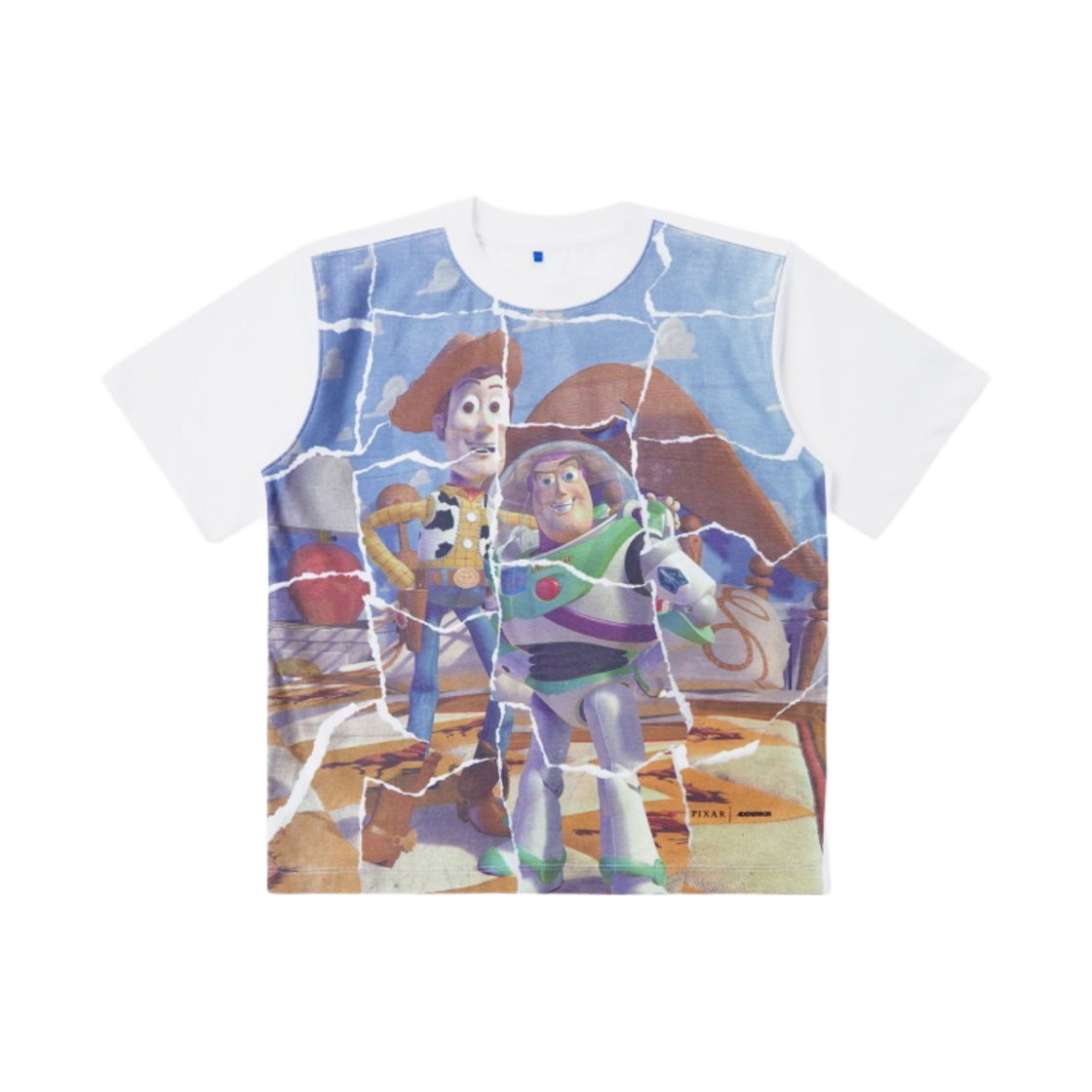 BND1SSTS0133OW (Kids) Ader Error x Disney Woody & Buzz T-Shirt 02 Off White