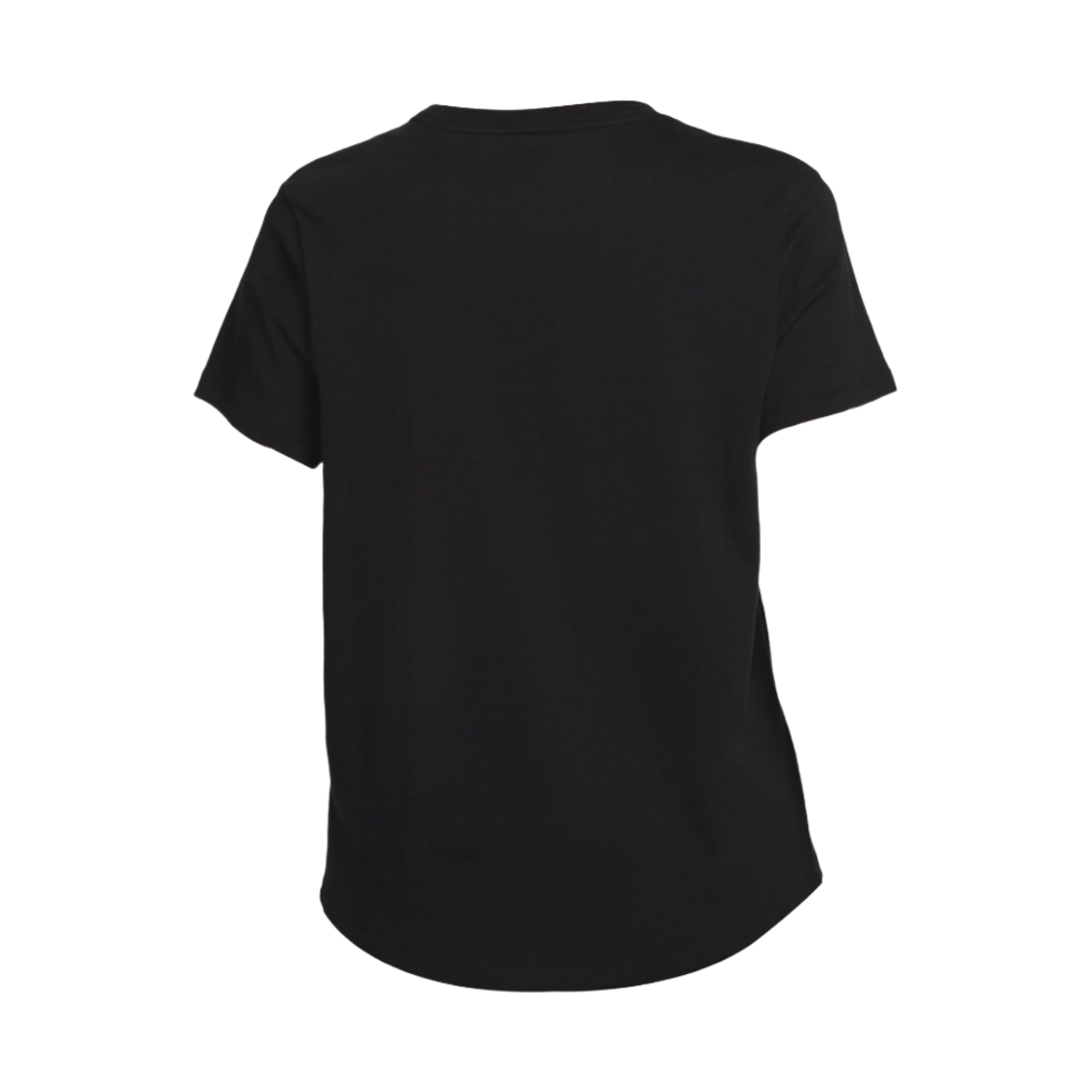 (W) 나이키 NSW 에센셜 로고 티셔츠 블랙 - 아시아((W) Nike NSW Essential Logo T-Shirt Black - Asia) - 2