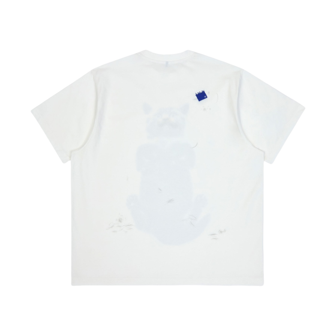 아더에러 블루 캣 티셔츠 02 오프 화이트(Ader Error Blue Cat T-Shirt 02 Off White) - 2