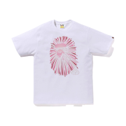 BAPE Ape Head Firework T-Shirt White