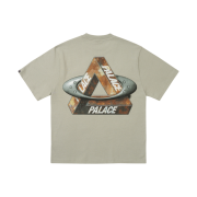Palace x Oakley T-Shirt Grey - 24FW