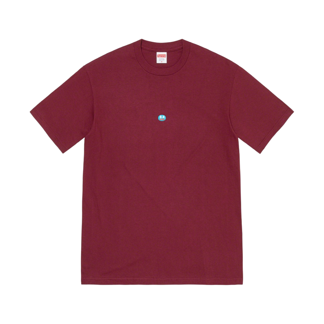 슈프림 스티커 티셔츠 버건디 - 21FW(Supreme Sticker T-Shirt Burgundy - 21FW)