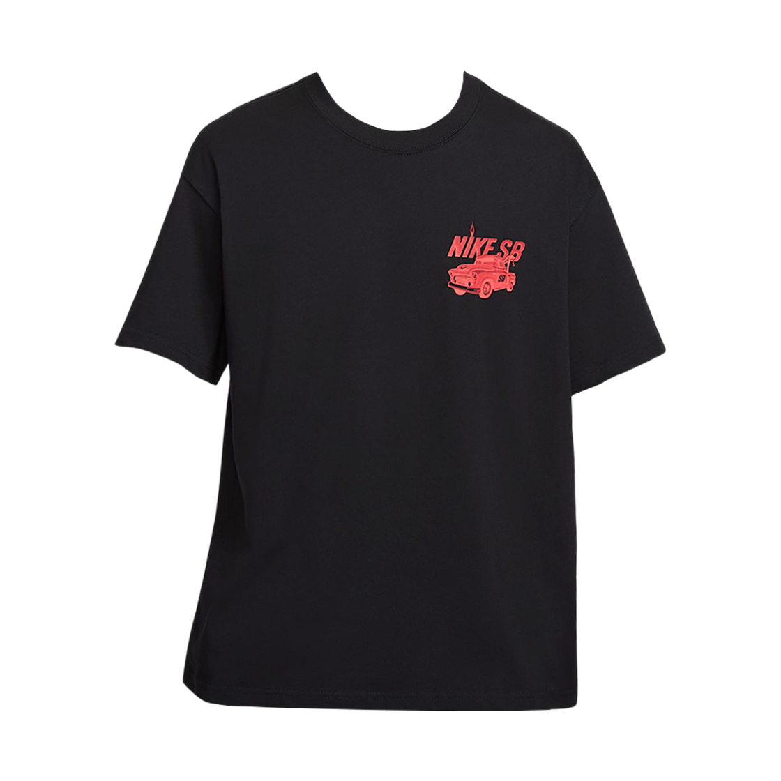 HJ0821-010 Nike SB Max 90 Skateboarding T-Shirt Black - Asia