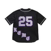 Supreme Old English Baseball Jersey Black - 25SS