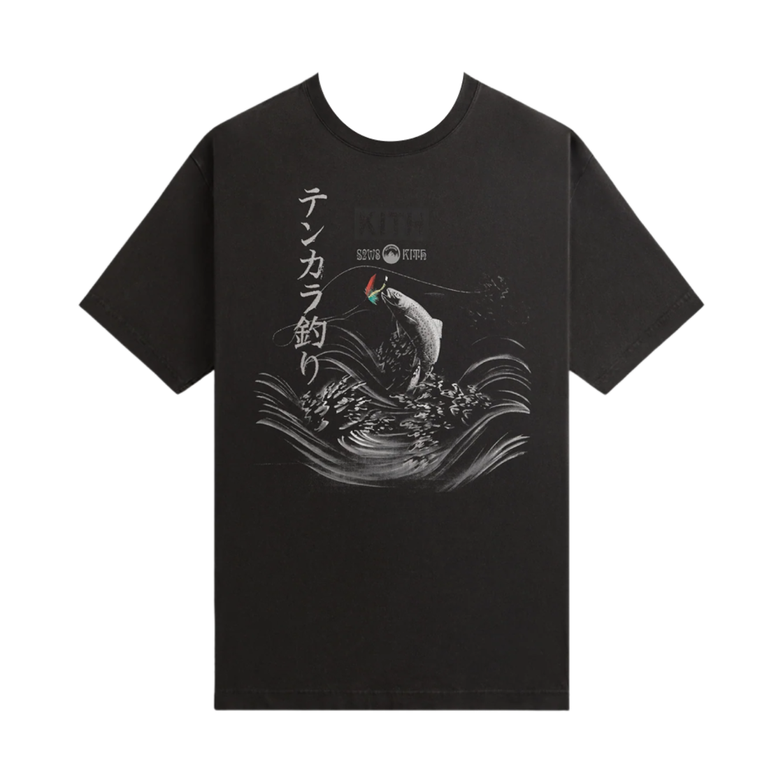 키스 x 사우스2 웨스트8 x 컬럼비아 텐카라 빈티지 티셔츠 블랙(Kith x South2 West8 x Columbia Tenkara Vintage T-Shirt Black) - 1