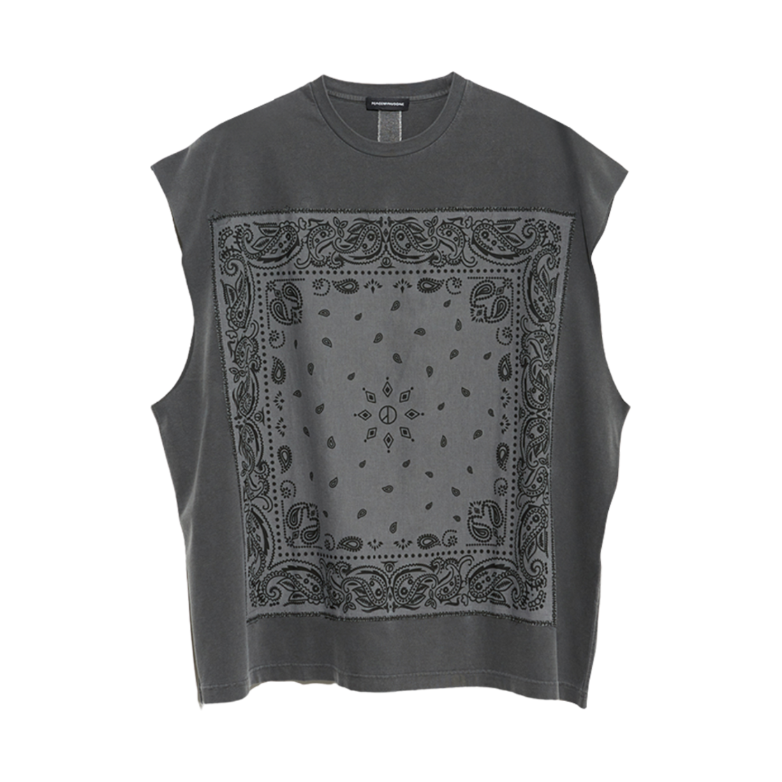 - Peaceminusone Bandana Sleeveless Charcoal