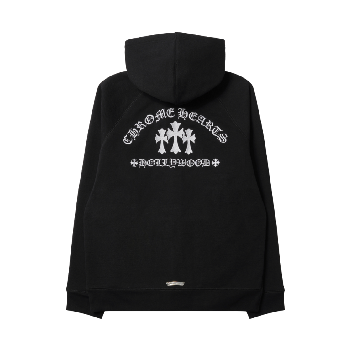 크롬하츠 세메터리 할리우드 플리스 집업 후드 블랙(Chrome Hearts Cemetery Hollywood Fleece Zip-Up Hoodie Black)