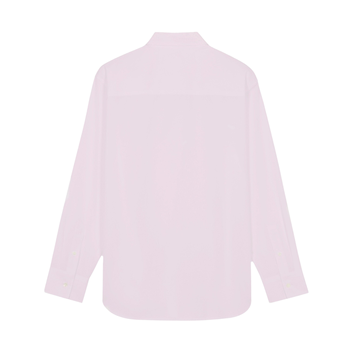 (W) 메종 키츠네 폭스 헤드 자수 클래식 셔츠 라이트 핑크((W) Maison Kitsune Fox Head Embroidery Classic Shirt Light Pink) - 2